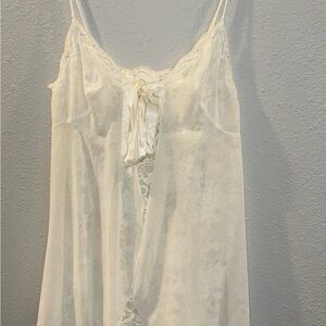 Victoria's Secret Cream Lace Chemise